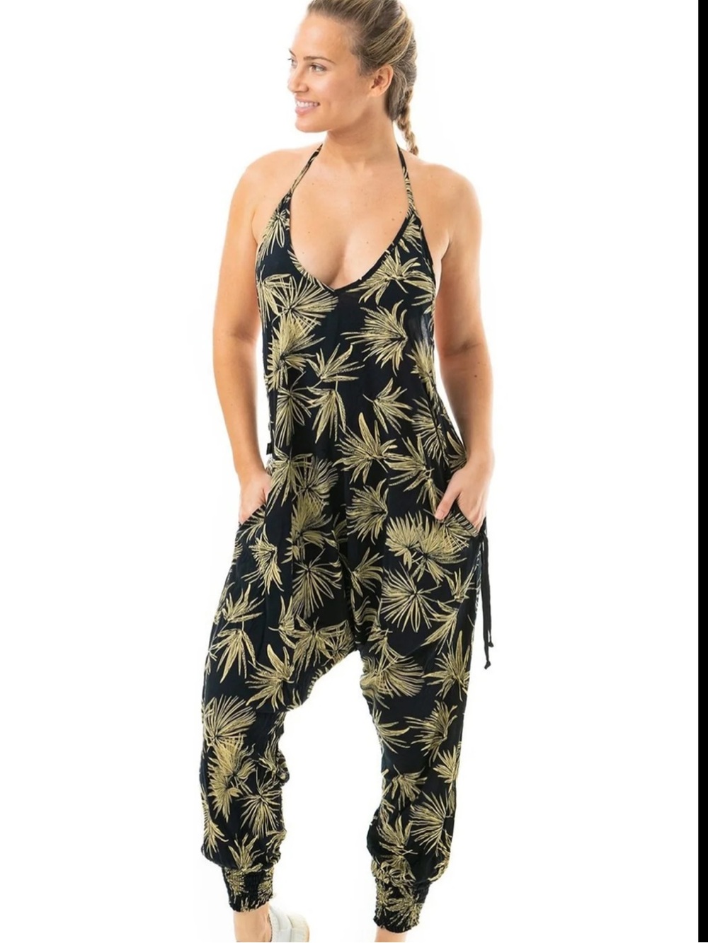 Buddha Pants Palmy Jumpsuit